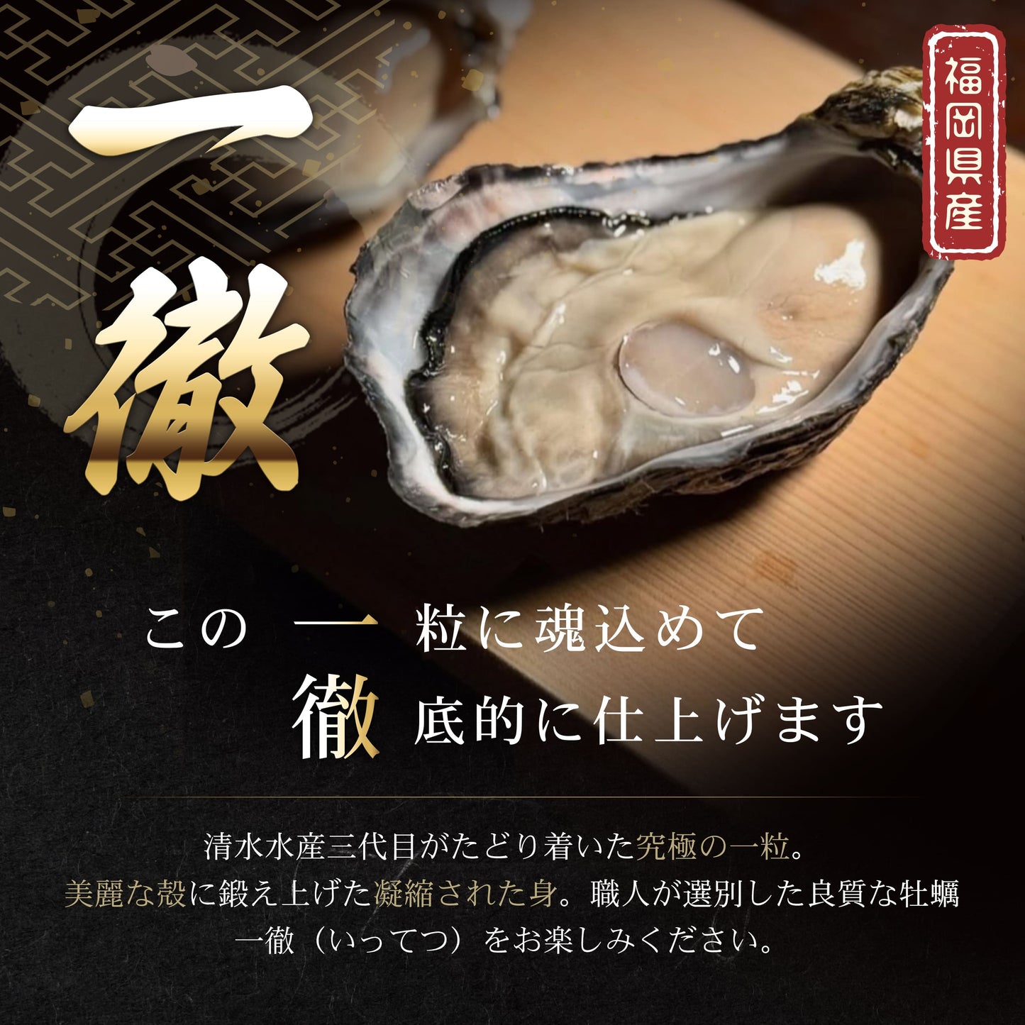 一徹（いってつ） ブランド牡蠣 清水水産